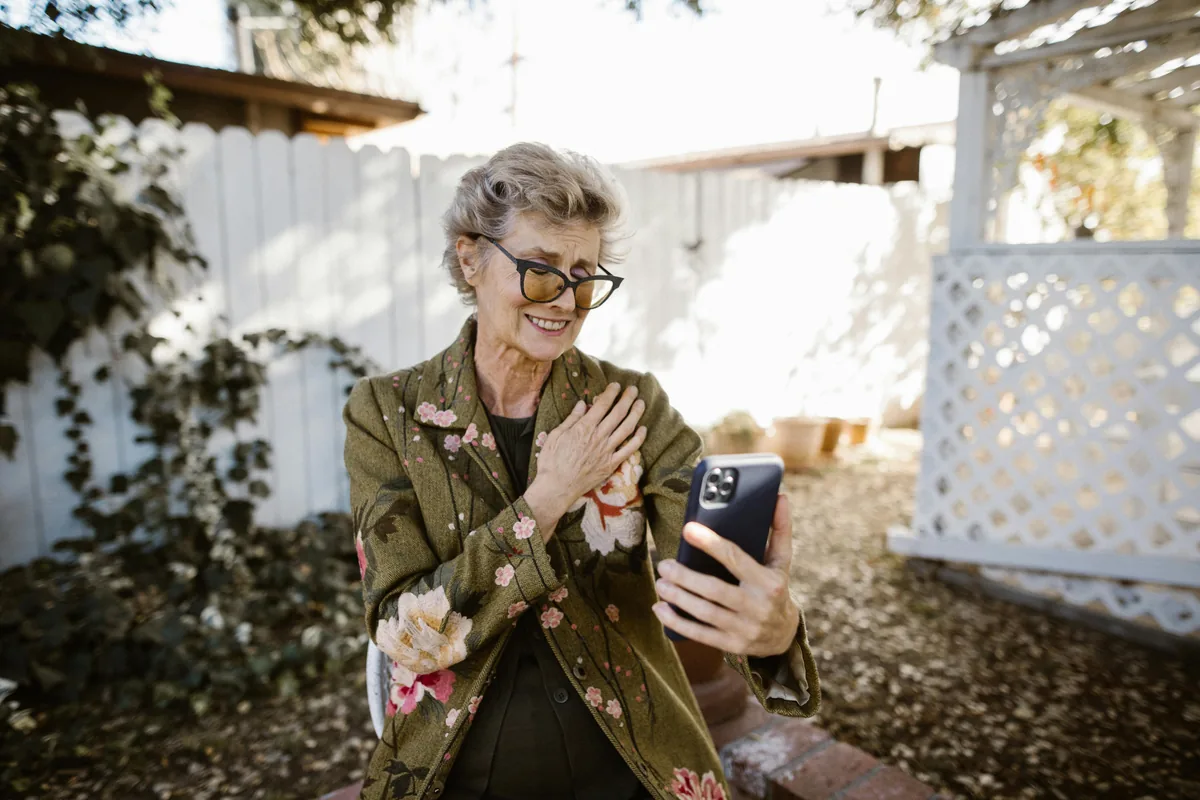 Senior woman applying for a FineDay Funds loan — Social Security recipients are eligible
